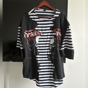 Reworked punk t graphic t shirt (XL)